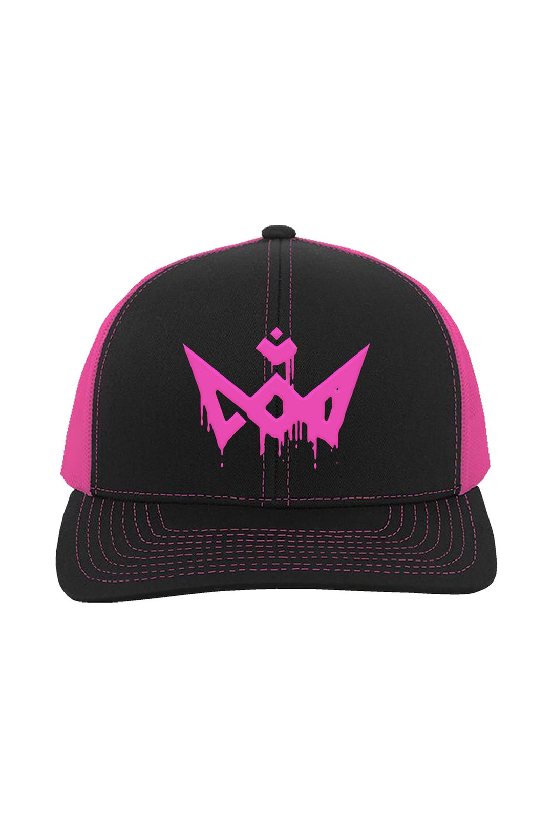 Trucker Snapback Cap - Drippy Crown Embroidery