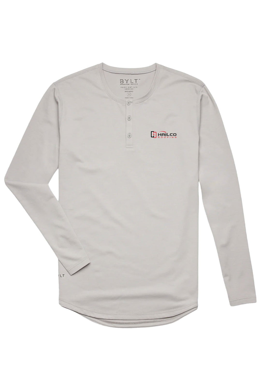 Henley Drop-Cut Long Sleeve: LUX