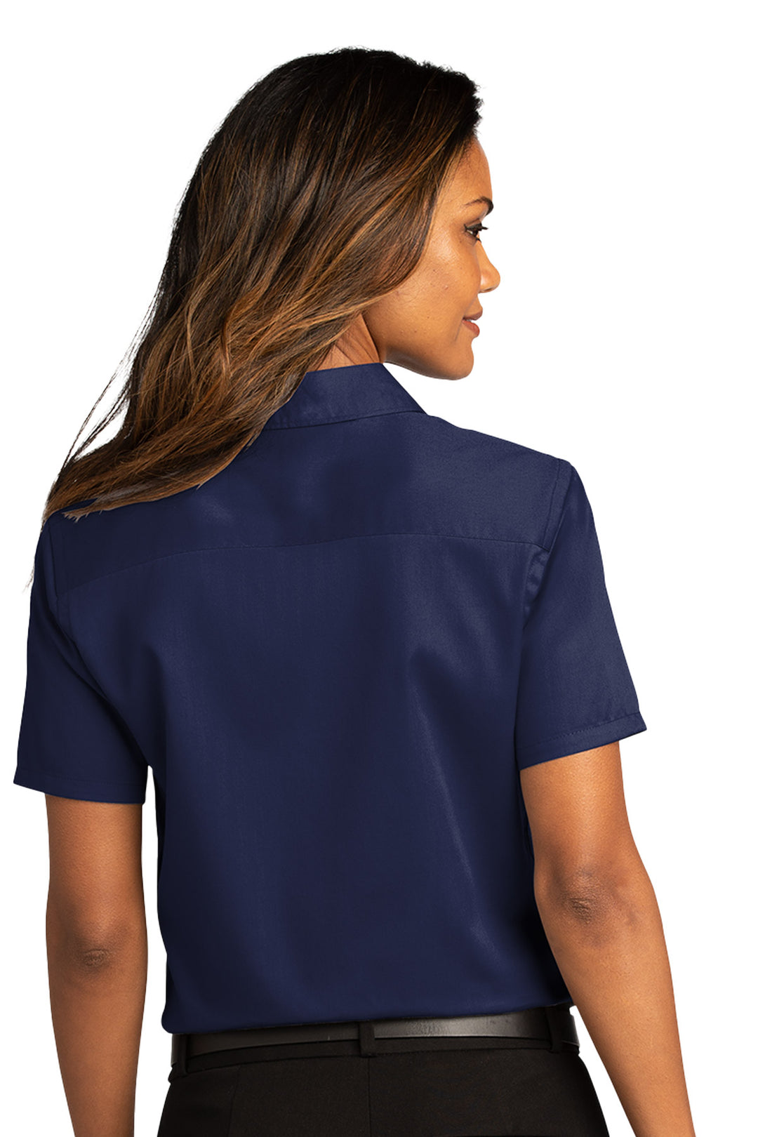 Ladies Short Sleeve SuperPro React Twill Shirt