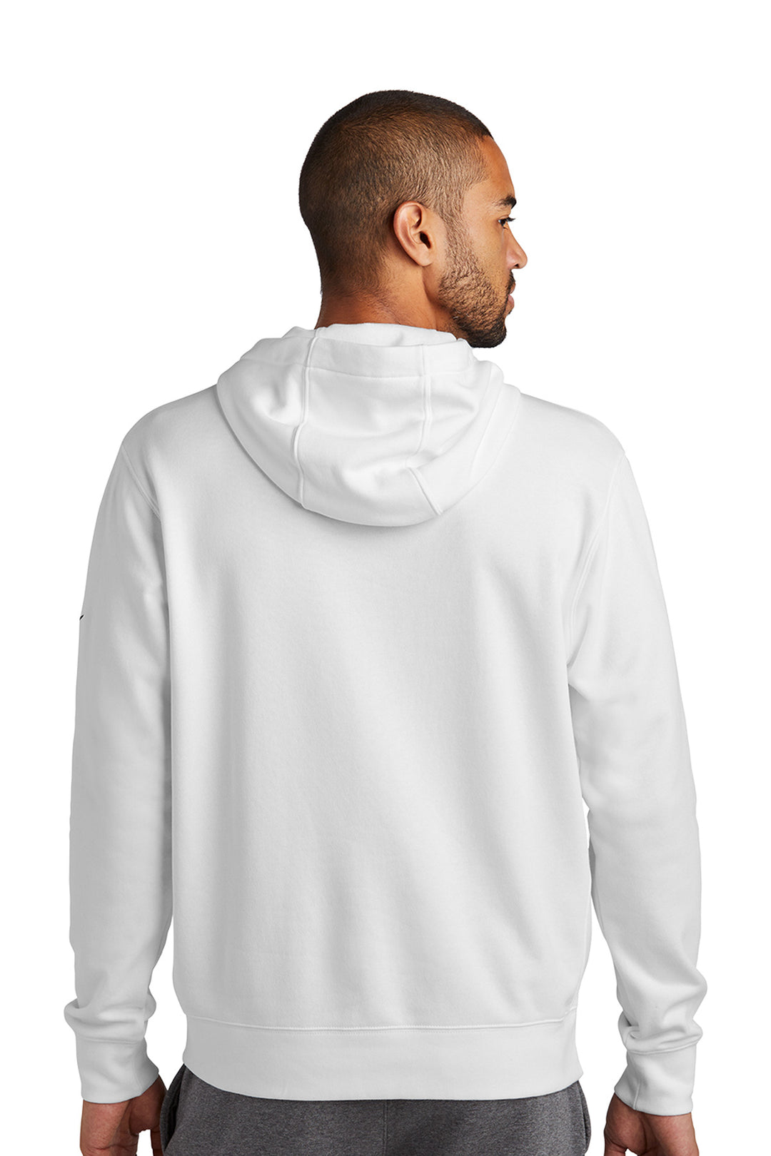 Club Fleece Sleeve Swoosh Pullover Hoodie