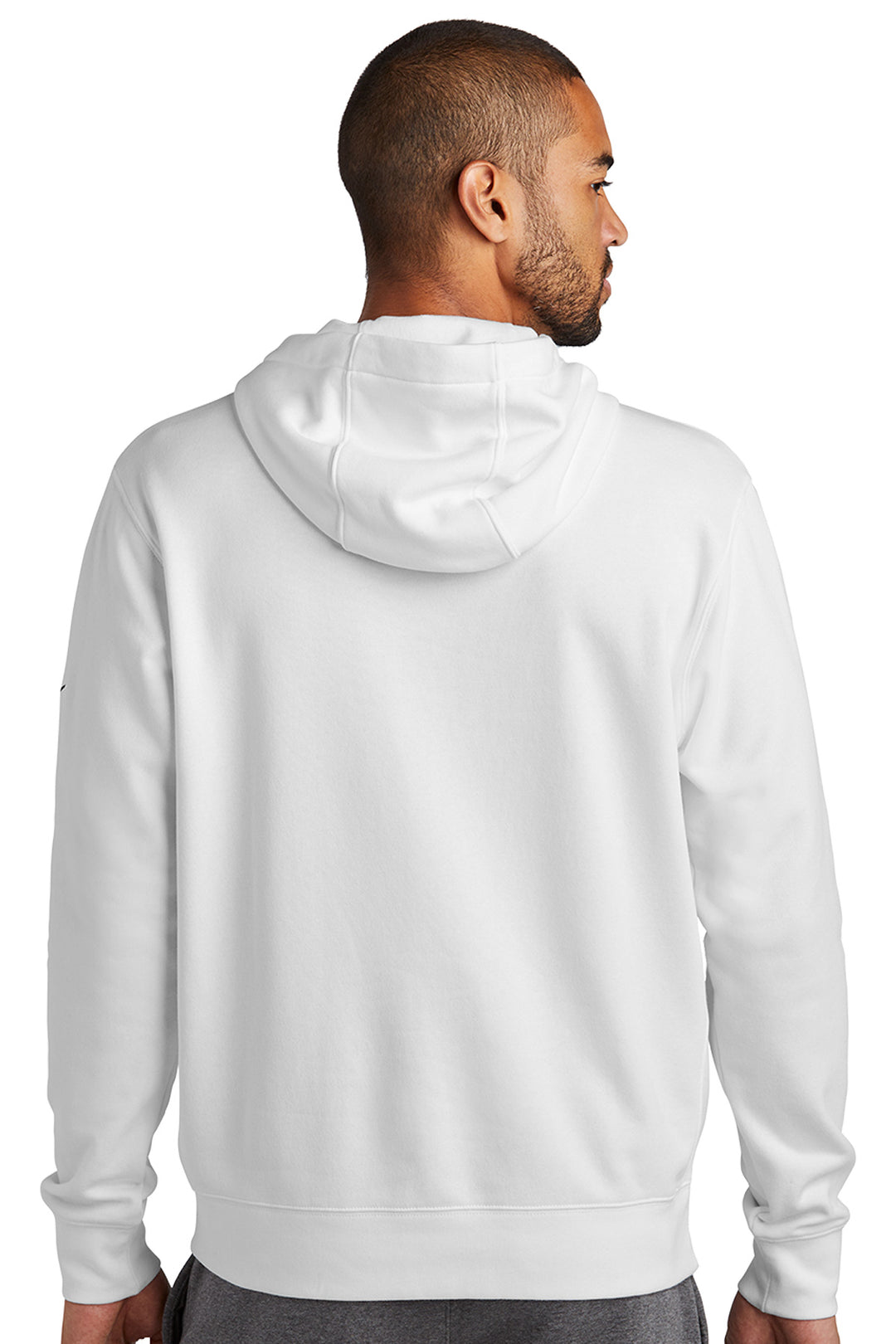 Club Fleece Sleeve Swoosh Pullover Hoodie