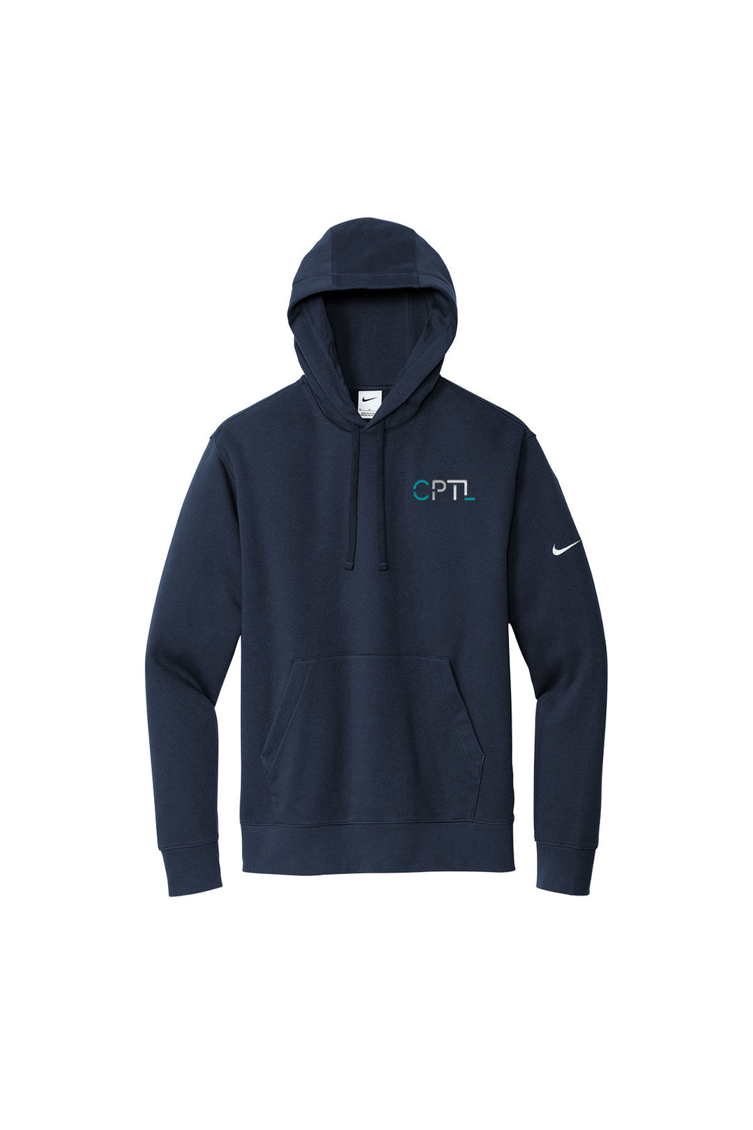 Club Fleece Sleeve Swoosh Pullover Hoodie