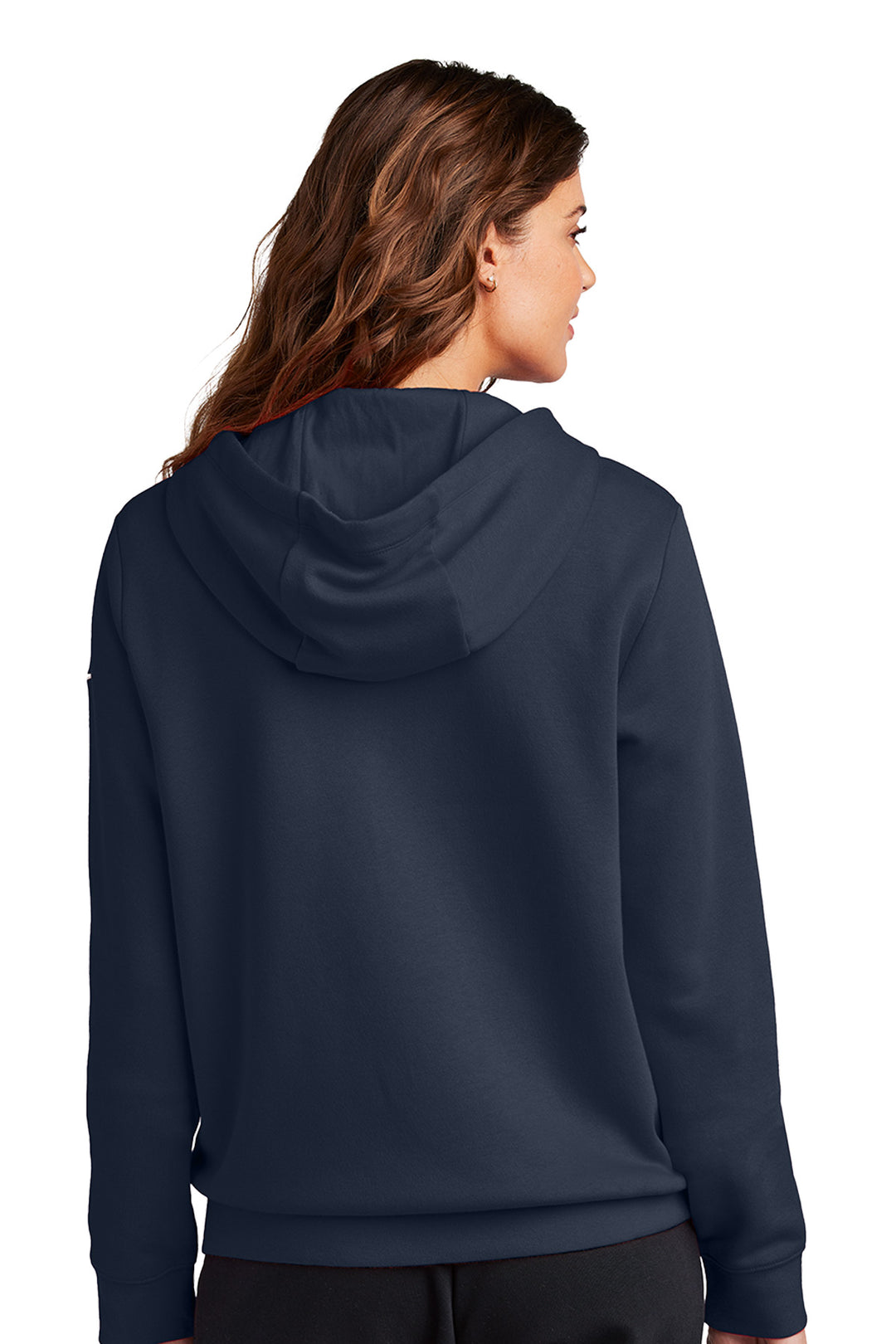 Ladies Club Fleece Sleeve Swoosh Full-Zip Hoodie