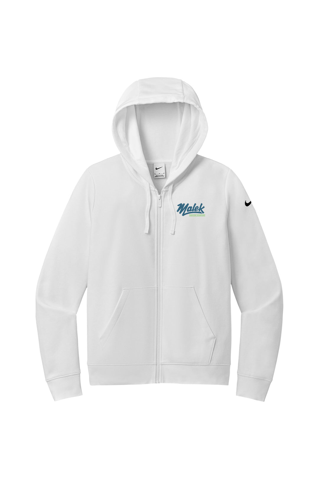 Ladies Club Fleece Sleeve Swoosh Full-Zip Hoodie