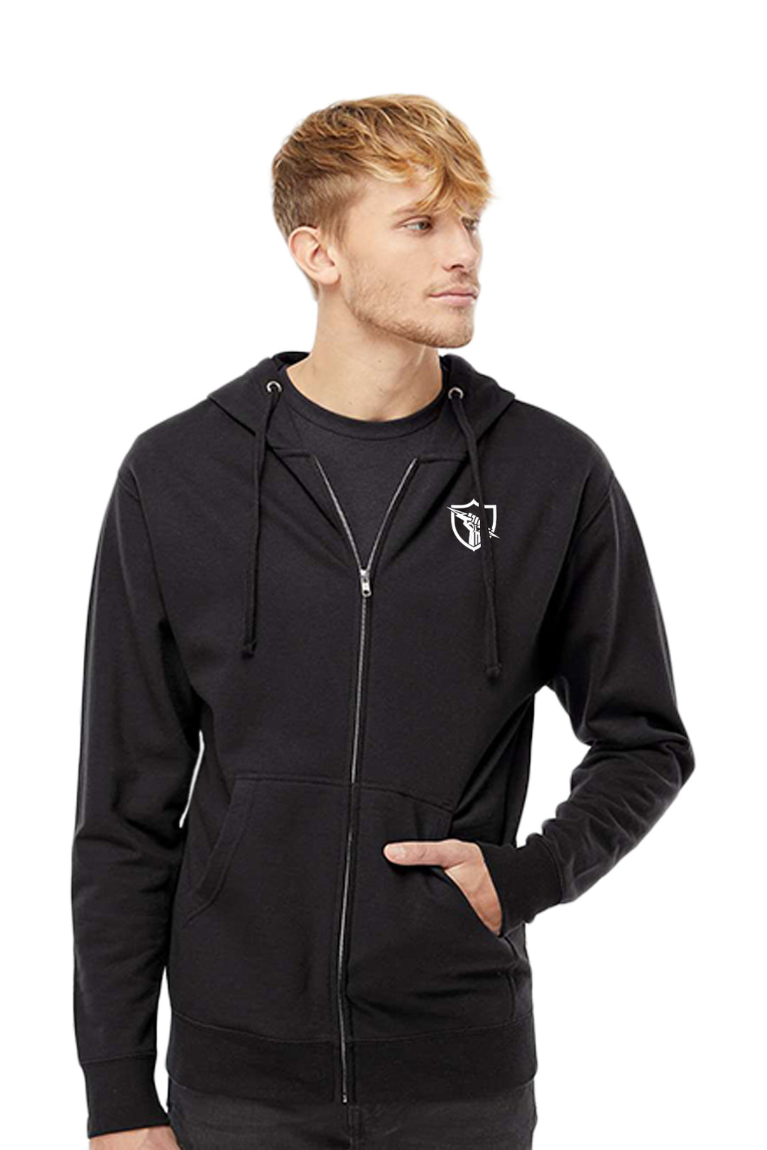 Midweight Full-Zip Hooded Sweatshirt