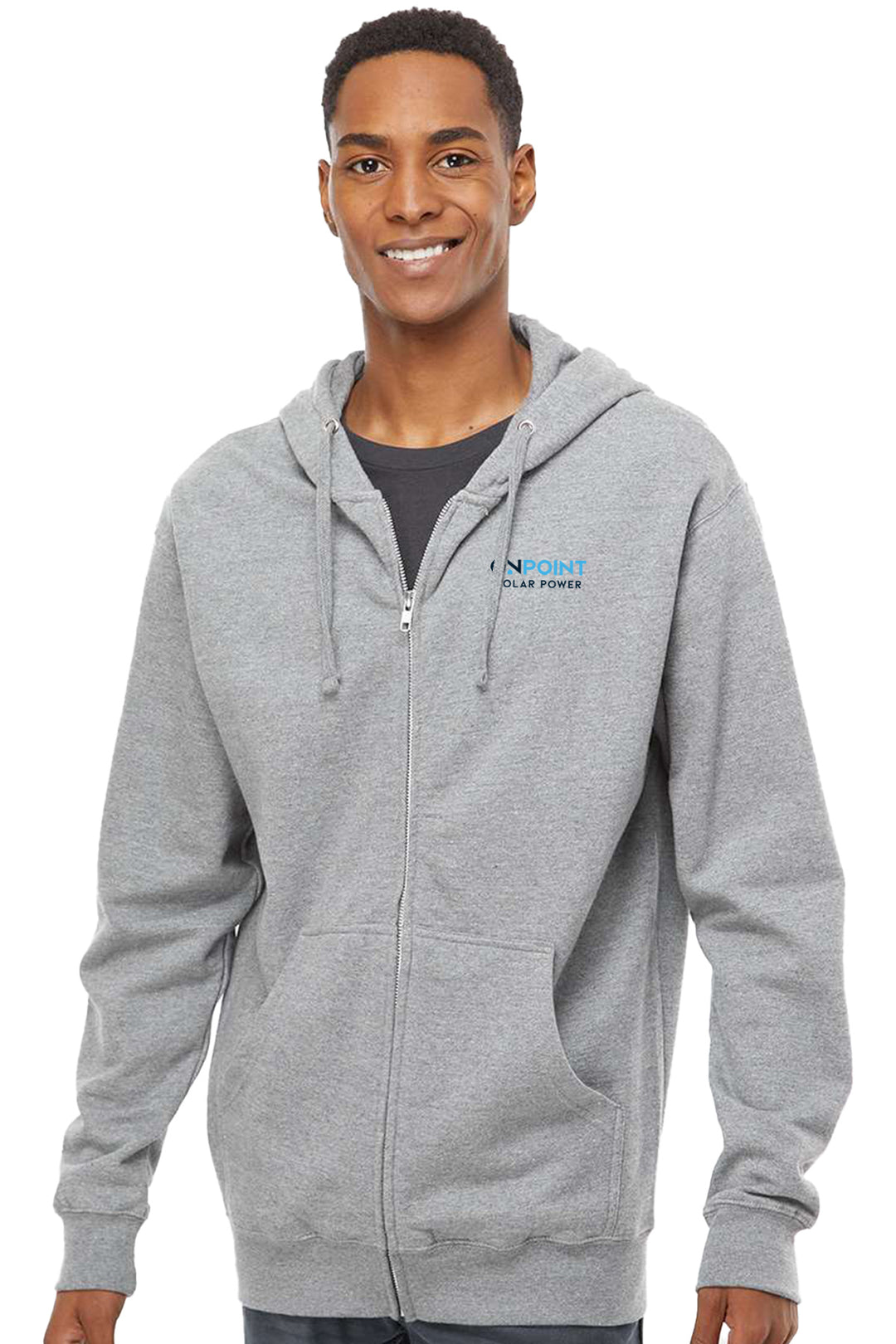 Midweight Full-Zip Hooded Sweatshirt