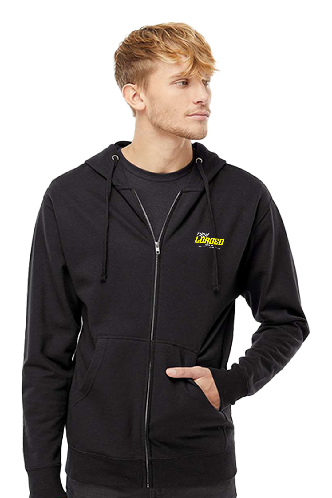 Midweight Full-Zip Hooded Sweatshirt