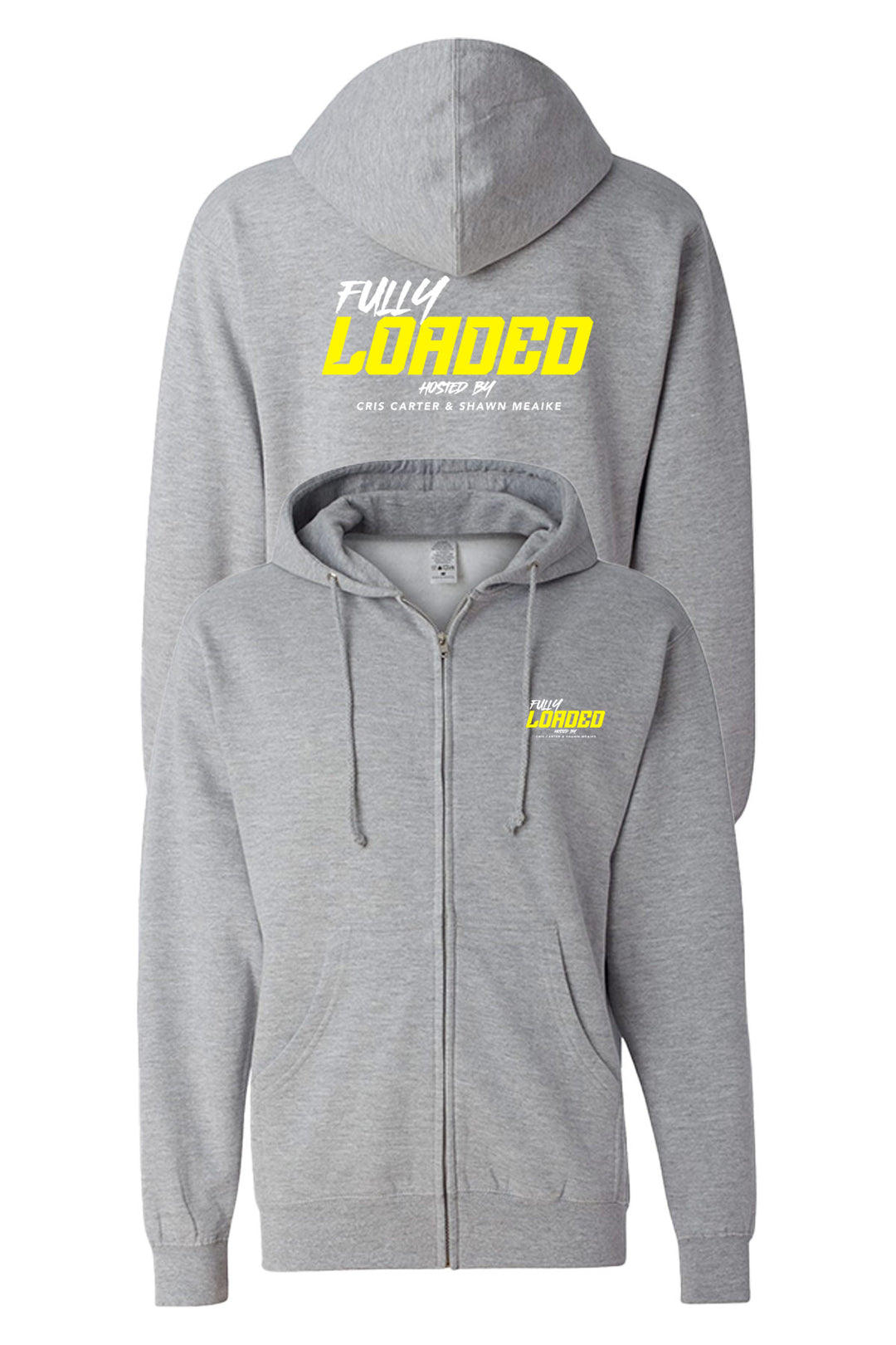 Midweight Full-Zip Hooded Sweatshirt