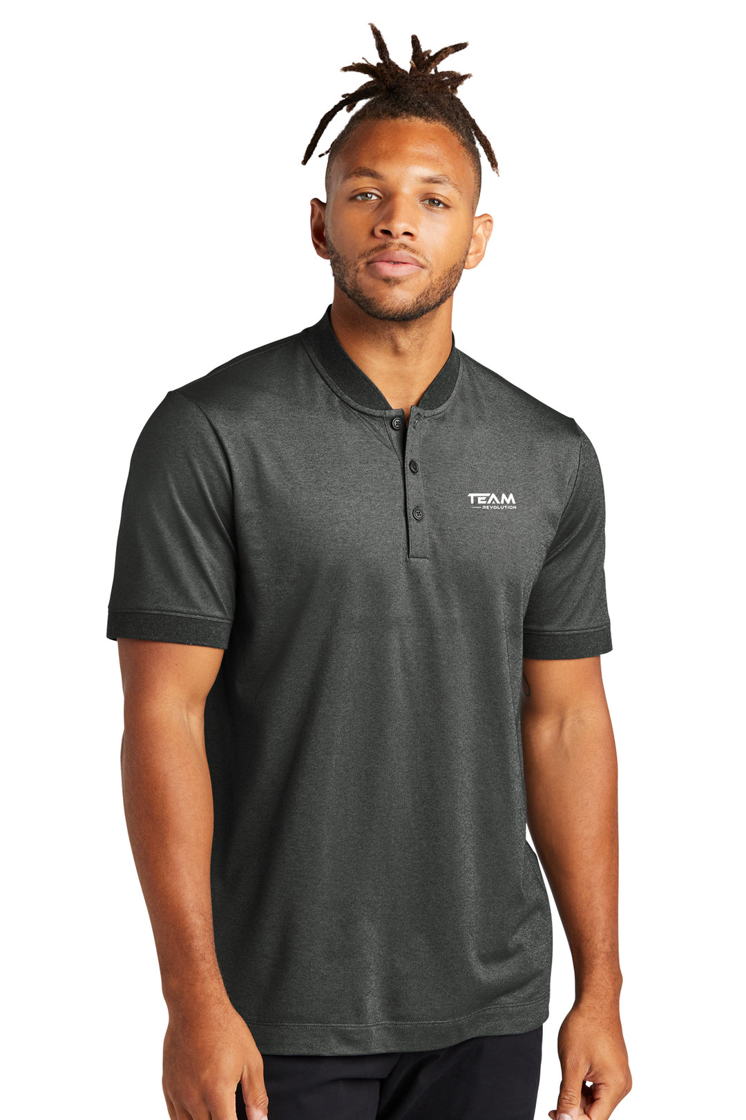 Stretch Pique Henley